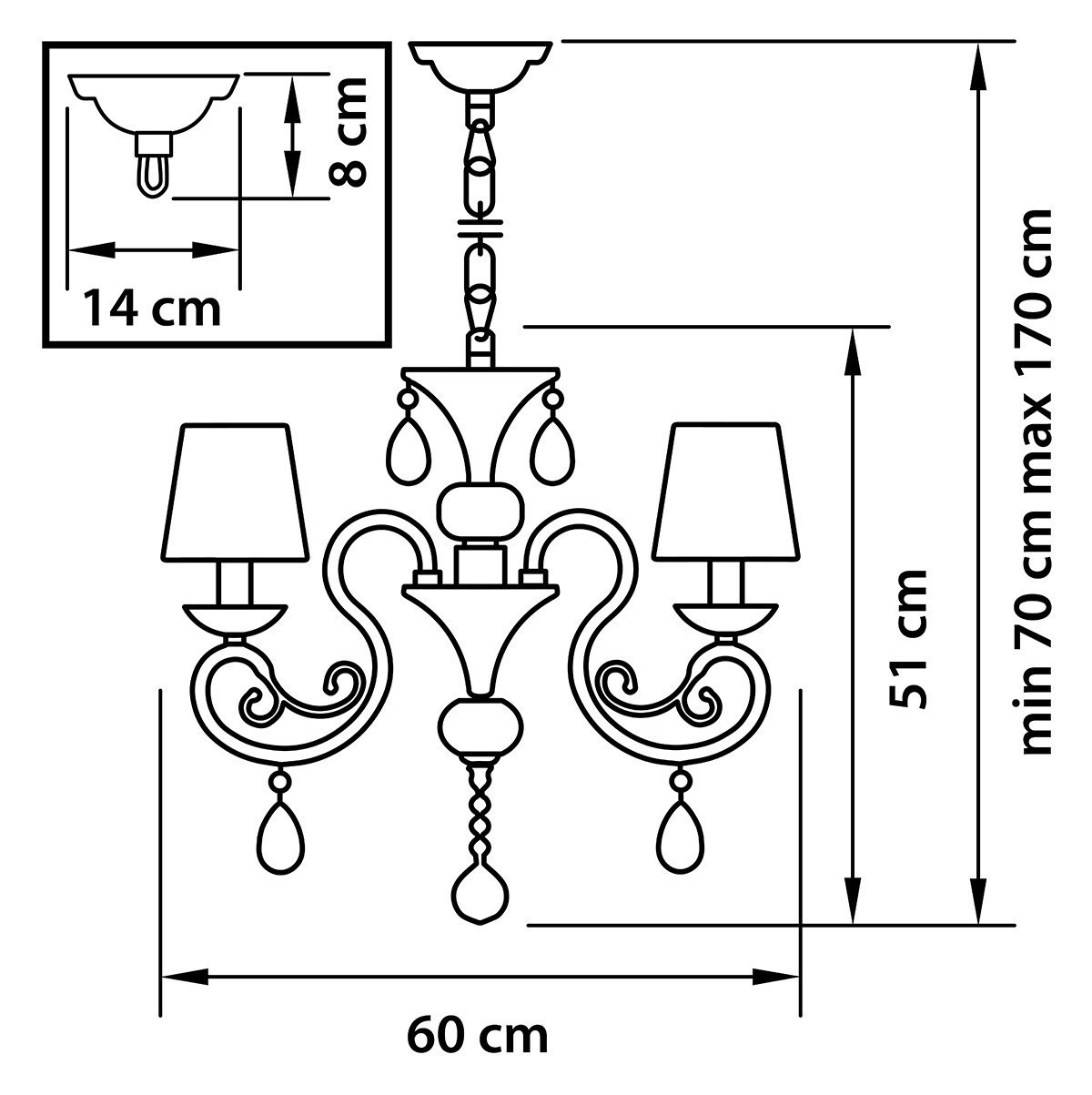 Lightstar (MD800014-6) Люстра подв RICERCO 6х40W E14 ХРОМ (в комплекте) Lightstar (MD800014-6) Люстра подв RICERCO 6х40W E14 ХРОМ (в комплекте)